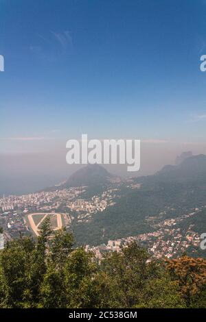 Blick auf die Stadt Rio de Janeiro Stockfoto