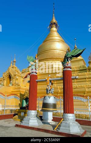 Kuthodaw Pagode. Mandalay. Myanmar Stockfoto