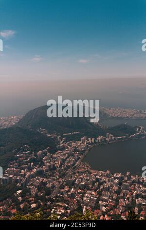 Blick auf die Stadt Rio de Janeiro Stockfoto