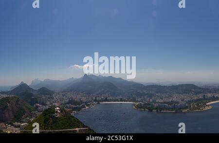 Blick auf Rio de Janeiro Stockfoto