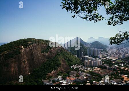 Blick auf das Viertel Urca, Rio de Janeiro Stockfoto