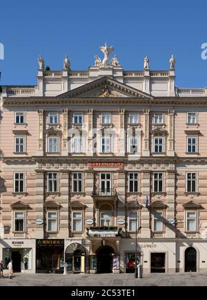 Wien, Österreich, der Generali-Hof im Wiener Graben. Stockfoto