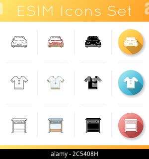 Servicensymbole eingestellt Stock Vektor