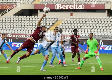 Turin, Italien. Juni 2020. Turin. Lega Spiel Serie A Tim 2019/2020. TorinoVs Lazio hinter verschlossenen Türen für den covid19 Notfall. Olympic Stadium Im Bild: Kredit: Unabhängige Fotoagentur/Alamy Live Nachrichten Stockfoto