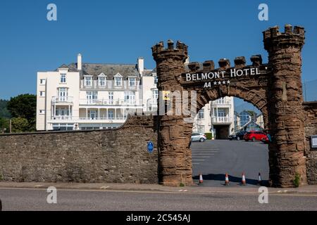 The Belmont Hotel, Sidmouth, Devon, Großbritannien Stockfoto