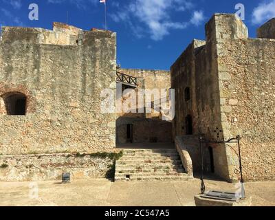 Castillo San Pedro de la Roca in der Nähe von Santiago de Cuba Stockfoto