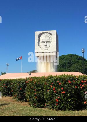 Denkmäler im Zentrum von Santiago de Cuba Stockfoto