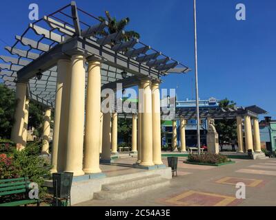 Denkmäler im Zentrum von Santiago de Cuba Stockfoto