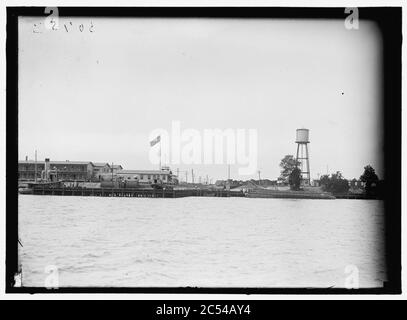 INDIAN HEAD, MD. Marine TESTGELÄNDE. Marine Gewehren an Indian Head Stockfoto