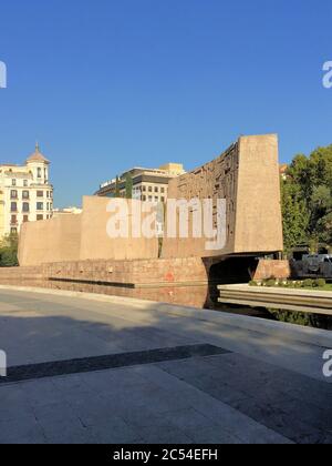 Denkmäler und Kunstwerke im Zentrum von Madrid Stockfoto