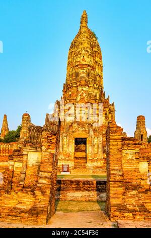 Wat Chaiwatthanaram, Ayutthaya, Thailand Stockfoto