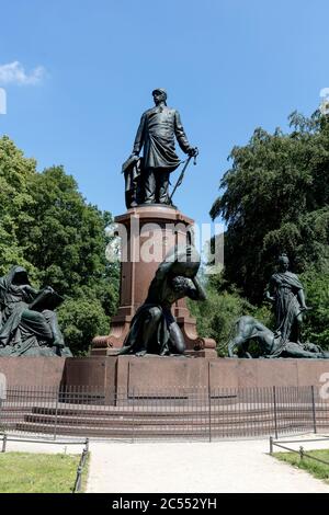 Bismarck Nationaldenkmal, Denkmal, großer Stern, Tiergarten, Berlin, Deutschland Stockfoto