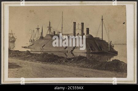 Eiserne USS Essex in Baton Rouge, Louisiana Stockfoto