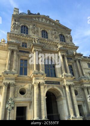 Louvre in Paris Stockfoto