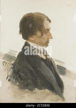 Isaak Brodsky von Ilja Repin (1910). Stockfoto