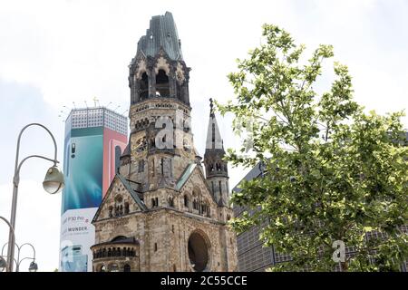 Kaiser-Wilhelm-Gedächtniskirche, Charlottenburg-Wilmersdorf, Berlin, Deutschland Stockfoto