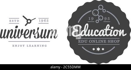 Set von Vektor Bildung Icons Illustration kann als Logo oder Symbol in Premium-Qualität verwendet werden Stock Vektor