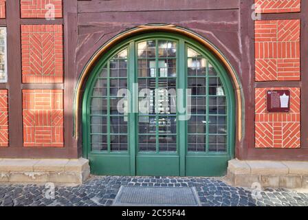 Alte Waage, Wollmarkt, Weichbild Neustadt, Hausfassade, Braunschweig, Niedersachsen, Deutschland, Europa Stockfoto