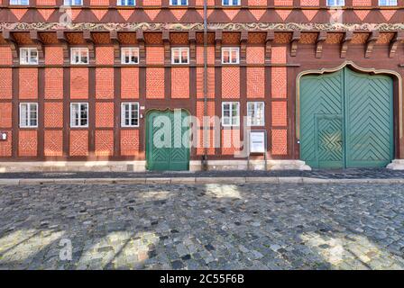 Alte Waage, Wollmarkt, Weichbild Neustadt, Hausfassade, Braunschweig, Niedersachsen, Deutschland, Europa Stockfoto