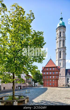 Alte Waage, Wollmarkt, Weichbild Neustadt, Andreaskirche, Braunschweig, Niedersachsen, Deutschland, Europa Stockfoto