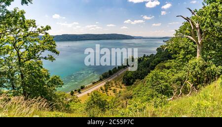 Fantastische Wanderung bei Sipplingen am Bodensee mit herrlichen Ausblicken und geheimnisvollen Schluchten Stockfoto