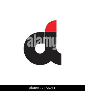 Buchstabe d Daumen Design Logo Vektor Stock Vektor