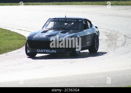 Biegen Sie an der Mid-Ohio Sports Car Course zwei ab Stockfoto