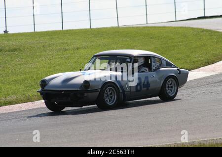 Biegen Sie am Mid-Ohio Raceway SVRA Weekend 2020 ab Stockfoto