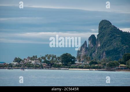 PANORAMALANDSCHAFT, STRANDBLICK VON KOH PHANGAN THAILAND, 2018 Stockfoto