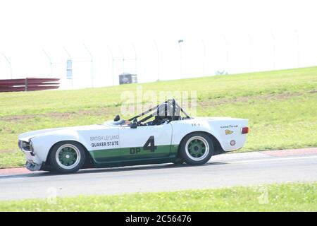 Biegen Sie am Mid-Ohio Raceway SVRA Weekend 2020 ab Stockfoto