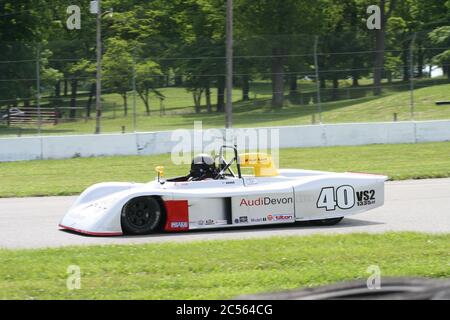 Biegen Sie Auf Den Five Mid-Ohio Raceway 2020 Ab Stockfoto