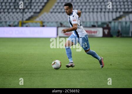 Turin, Italien. Juni 2020. Jony (Lazio) in Aktion während der Serie A Fußballspiel Turin FC vs Lazio. Lazio gewann 1-2 im Stadio Olimpico Grande Torino in Turin, Italien am 30. Juni 2020 (Foto von Alberto Gandolfo/Pacific Press) Quelle: Pacific Press Agency/Alamy Live News Stockfoto