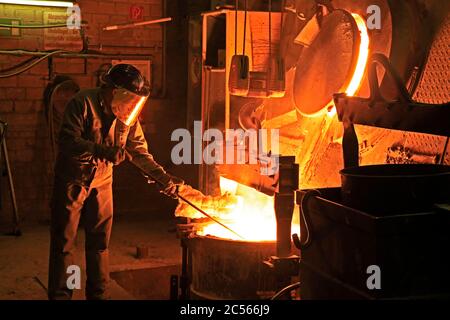 Gießerei, Langenfeld, Rheinland, NRW, Deutschland Stockfoto