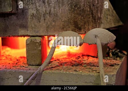 Gießerei, Langenfeld, Rheinland, NRW, Deutschland Stockfoto