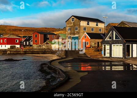 Insel Impression, Insel Nólsoy, Färöer Inseln Stockfoto