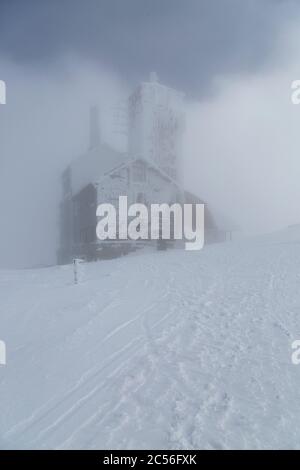 Europa, Polen, Niederschlesien, Riesengebirge, Sniezne Kotly / Schneegruben Stockfoto