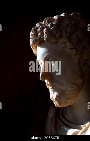 Marc Aurel im Louvre, Paris, Frankreich Stockfoto