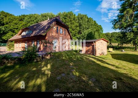 Stadt Lauterbach - ein Teil von Putbus auf der deutschen Insel Rügen Stockfoto