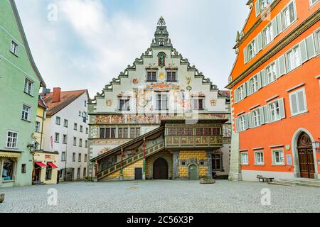 Deutschland, Bayern, Lindau, Altstadtinsel, Altes Rathaus Stockfoto