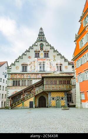 Deutschland, Bayern, Lindau, Altstadtinsel, Altes Rathaus Stockfoto