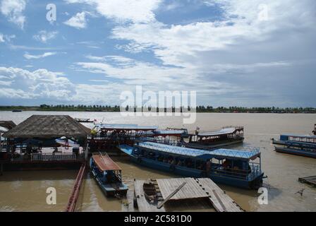 Kambodschanische Küche, Traditionen und Natur. Stadt Siem Reap und Vororte. Ungewöhnliche Ferien. Stockfoto