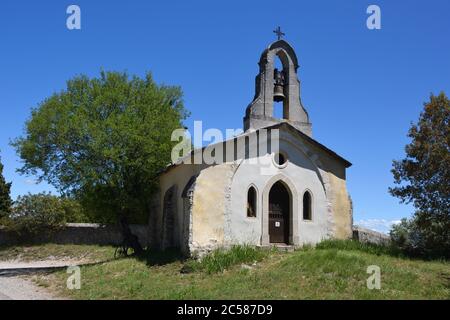 Chapelle St Michel oder Saint Michel Chapel Lurs Alpes-de-Haute-Provence Frankreich Stockfoto