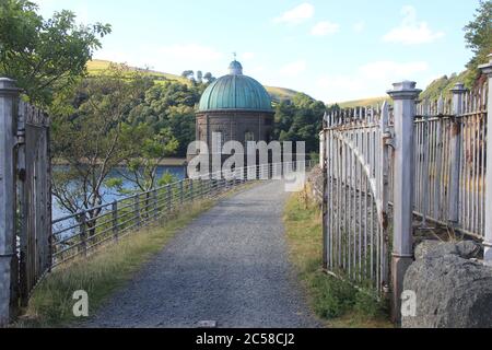 Die Elan Valley Stauseen in Wales, Vereinigtes Königreich Stockfoto