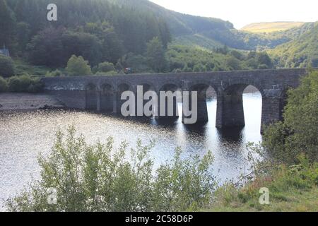 Die Elan Valley Stauseen in Wales, Vereinigtes Königreich Stockfoto