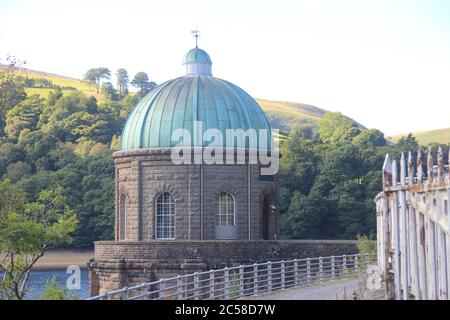 Die Elan Valley Stauseen in Wales, Vereinigtes Königreich Stockfoto