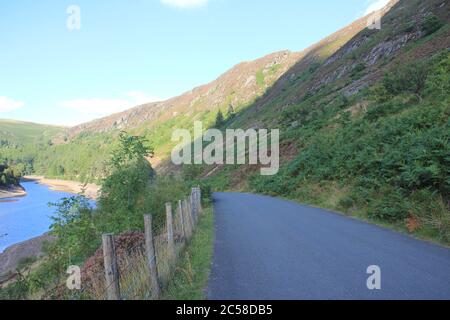 Die Elan Valley Stauseen in Wales, Vereinigtes Königreich Stockfoto