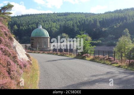 Die Elan Valley Stauseen in Wales, Vereinigtes Königreich Stockfoto