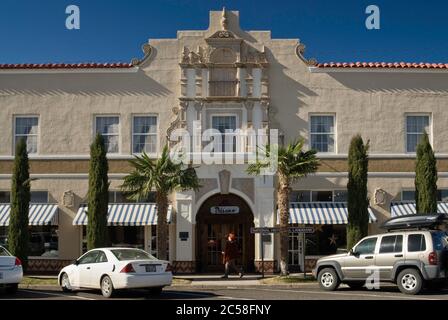 El Paisano Hotel in Marfa, Texas, USA Stockfoto