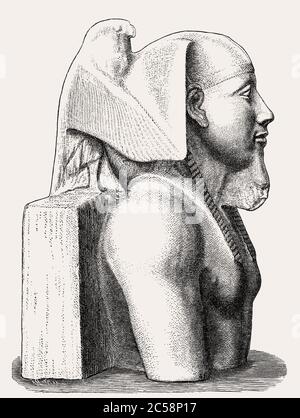 KhepRA, ein altägyptischer König der 4. Dynastie Stockfoto