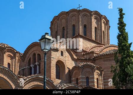 Alte byzantinische Kirche des Propheten Elias in der Stadt Thessaloniki, Zentralmakedonien, Griechenland Stockfoto